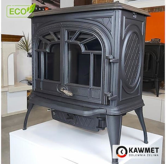 Kawmet Premium Sparta S10 Eco Fontă Soba pe lemne 13.9kW Negru