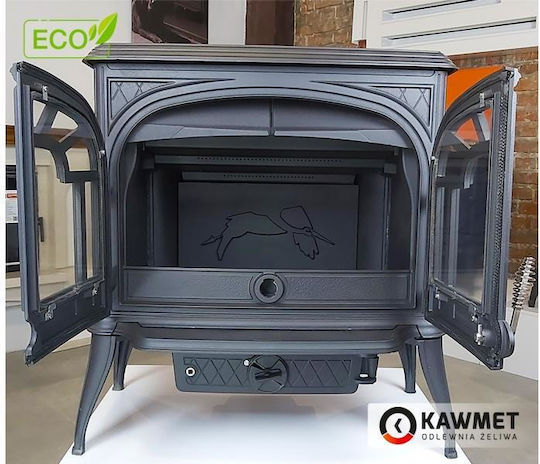 Kawmet Premium Sparta S10 Eco Fontă Soba pe lemne 13.9kW Negru