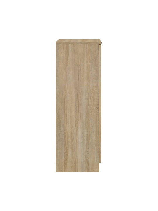 Ξύλινη Παπουτσοθήκη με 6 Ράφια Καφέ Μ30xΠ35xΥ100cm