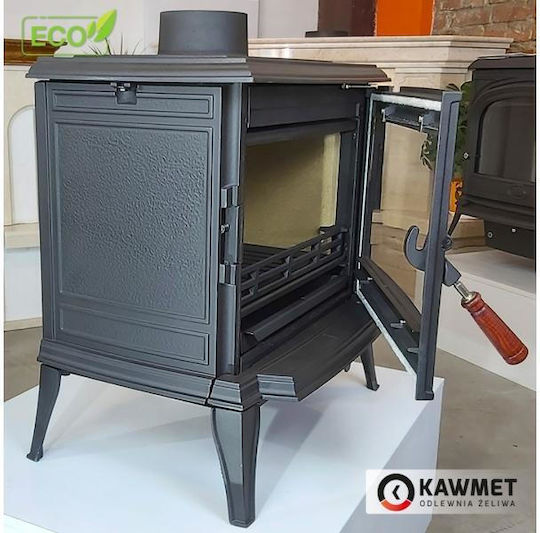 Kawmet Premium Prometeus S11 Eco Fontă Soba pe lemne 8.5kW Negru