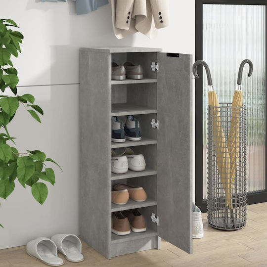Holz Schuhschrank mit 6 Regalen Grey L30xW35xH100cm