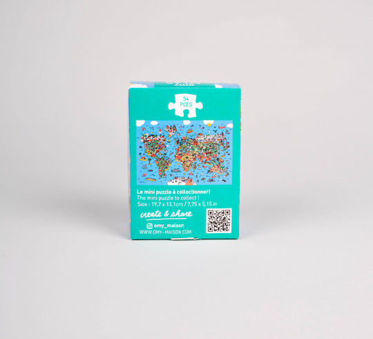 Παιδικό Puzzle Atlas 54pcs Omy