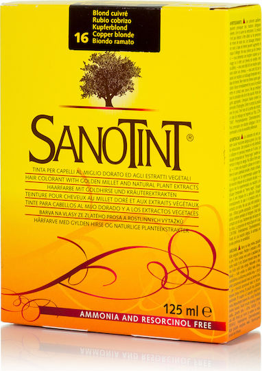 Sanotint Classic Vopsea De Păr Fără Amoniac 16 Blond Cupru 125ml