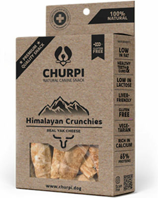 Churpi Crunchies Ιμαλαΐων Yak Dog Treat with Mlik 70gr 016307