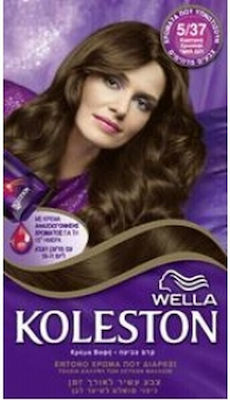 Wella Koleston Water Protection Factor Set Haarfarbe 5.37 Chestnut Gold 50ml