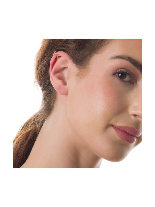 Oxzen Cercei Ear Cuff din Argintiu Placat cu aur cu Pietre