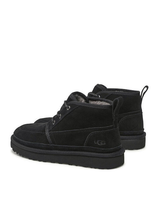 Wildleder Schwarz Herrenstiefel