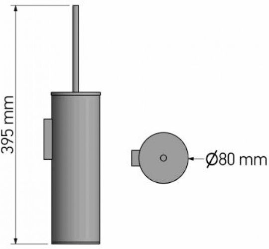 Sanco Inox Πιγκάλ Μπάνιου Ασημί Sanco Inox Πιγκάλ Μπάνιου Ασημί