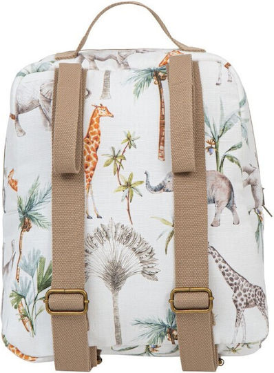 Bimbidreams Diaper Bag Africa White 29x11x42cm.