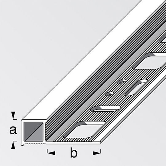 Alfer Aluminium Προφίλ Αλουμινίου για Πλακίδια 250x1.95x0.8εκ.