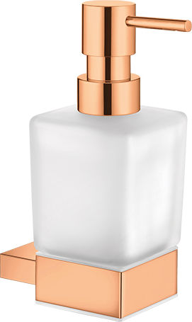 Sanco Monogram Επιτοίχιο Dispenser Γυάλινο Χρυσό