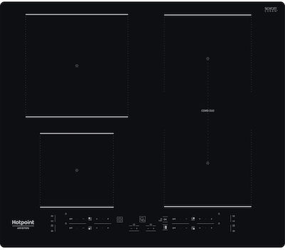 Hotpoint-Ariston HB 3760B NE Autonomous Cooktop with Induction Burners and Locking Function 59x51cm