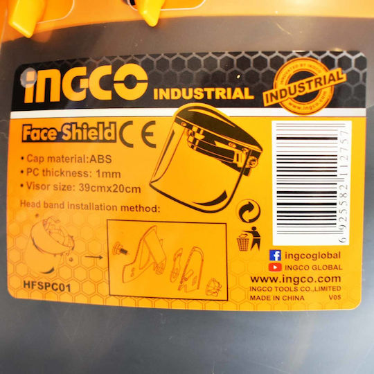 Ingco Προσωπίδα Προστασίας