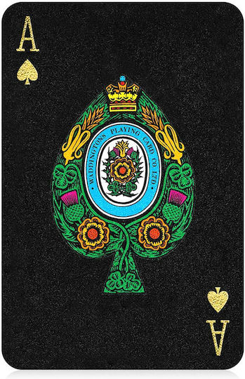 Winning Moves Waddingtons No.1 Collectible Playing Cards Paper for Poker Black