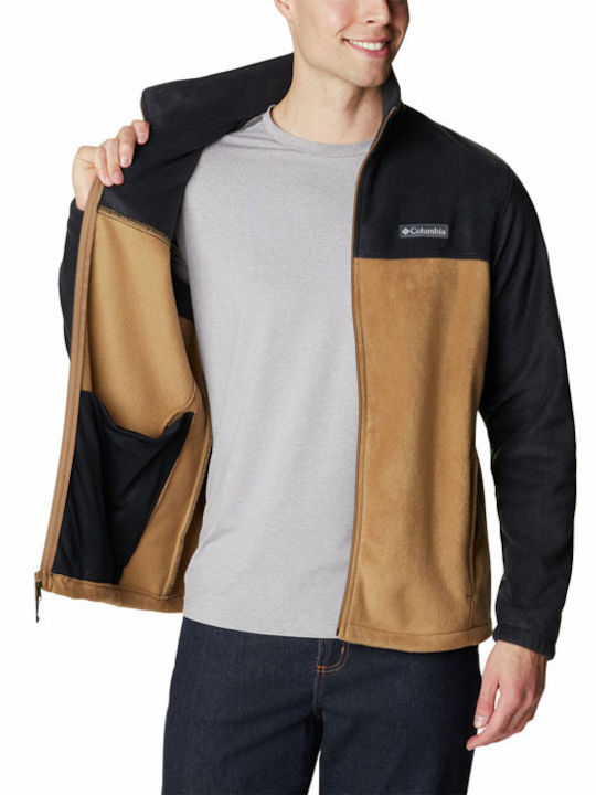 Steens Mountain Men's Fleece Cardigan Gray