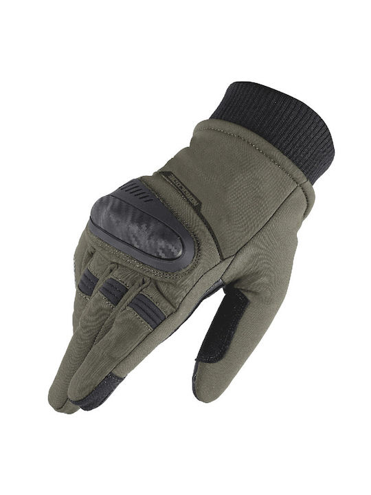 Nordcode Smart II Ανδρικά Γάντια Μηχανής Softshell 4 Εποχών Πράσινα