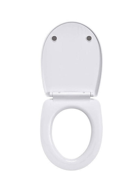Wirquin Plastic Soft Close Toilet Seat Coral 16441 45cm