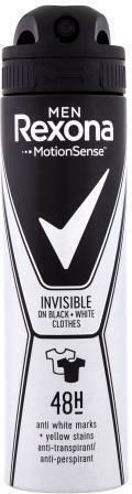 Rexona Men Motion Sense Invisible Black & White 48h Anti-perspirant Anti-transpirant Deodorant 48h Spray 150ml