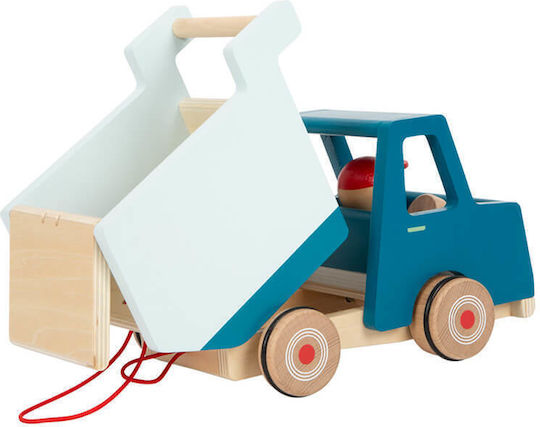 Small Foot Pull-Along Toy Truck made of Wood for 18++ Months