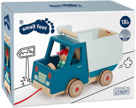 Small Foot Pull-Along Toy Truck made of Wood for 18++ Months