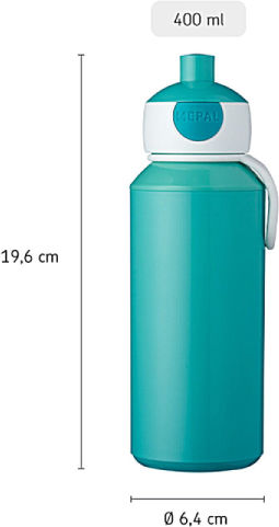 Mepal Παιδικό Παγούρι Πλαστικό με Καλαμάκι Non Spill 400ml