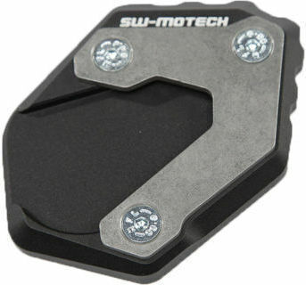 SW-Motech Motorcycle Peripheral Parts Side Stand Extension in Silver Colour STS.07.102.10500
