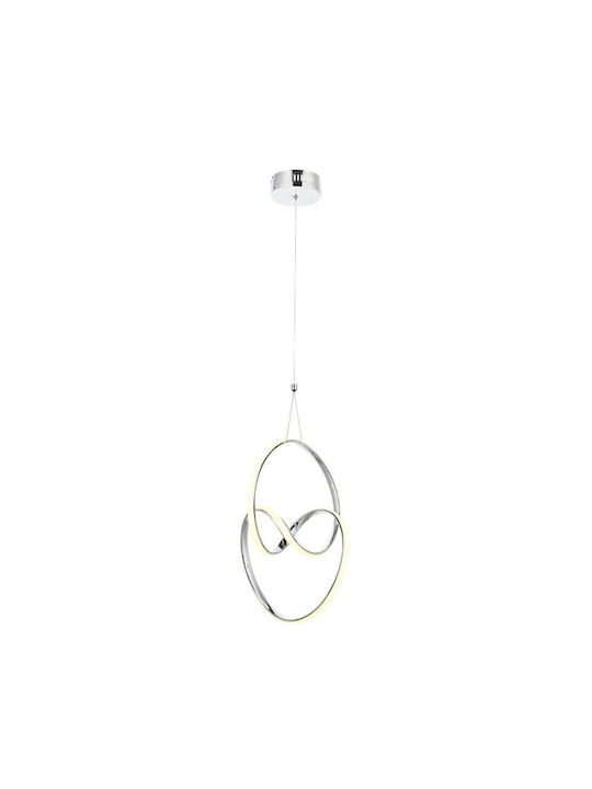 Eurolamp Pendant Light Silver 30x30x70cm