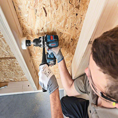 Bosch GSB 18 VE-EC Șurubelniță cu percuție Mașină de găurit Baterie 18V 2x5Ah