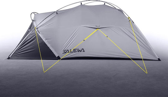 Salewa Litetrek II Pro Σκηνή Camping Igloo Ορειβασίας Γκρι 4 Εποχών για 2 Άτομα Αδιάβροχη 3000mm 260x140x120εκ.