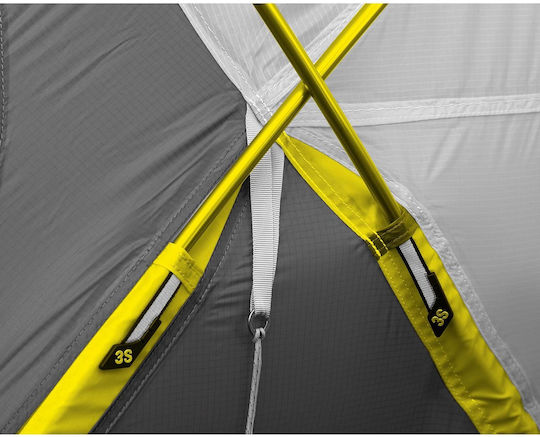 Salewa Litetrek II Pro Σκηνή Camping Igloo Ορειβασίας Γκρι 4 Εποχών για 2 Άτομα Αδιάβροχη 3000mm 260x140x120εκ.