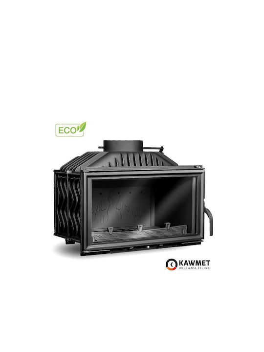 Kawmet W15 Eco Ενεργειακό Τζάκι Ξύλου 9.4kW Ίσιο με Ανοιγόμενη Πόρτα
