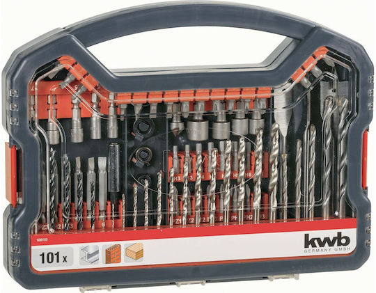 KWB Satz 101 Bohrer für Metall και Holz