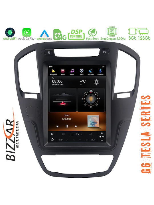 Bizzar Ηχοσύστημα Αυτοκινήτου για Opel Insignia 2008-2013 (Bluetooth/USB/GPS) με Οθόνη Αφής 10.4"