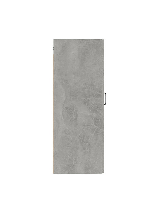 Kabinett Wand Grey Concrete 35x34x90cm