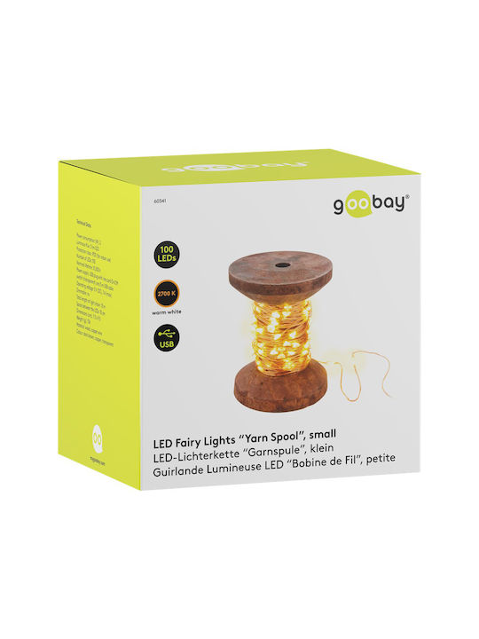 Goobay Yarn Spool Гирлянди за външно осветление 10м