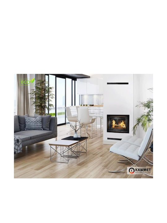 Kawmet W17 Decor Eco Kaminofen Holz 16.1kW Gerade mit einer zu öffnenden Tür