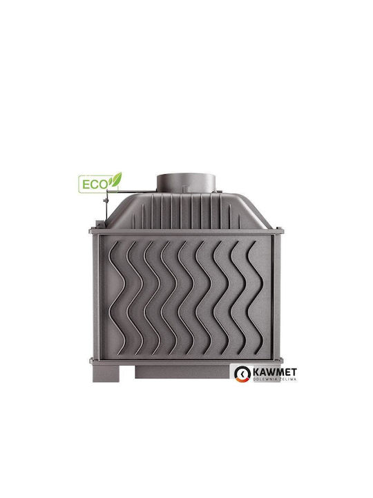 Kawmet W17 Decor Eco Ενεργειακό Τζάκι Ξύλου 12.3kW Ίσιο με Ανοιγόμενη Πόρτα