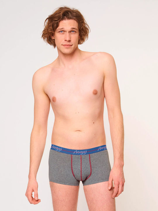 Sloggi Men's Boxers Grey / Blue / Red 3Pack