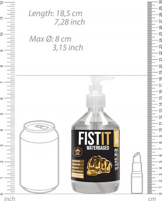 Shots Fist It Water Based Lube Anal Lubricant Gel 500ml