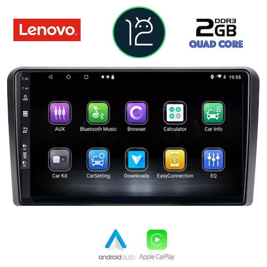 Lenovo Auto-Audiosystem für Land Rover Entdeckung / Range Rover 2004-2009 (Bluetooth/USB/AUX/WiFi/GPS/Apple-Carplay/Android-Auto/Notenblätter) mit Touchscreen 9"