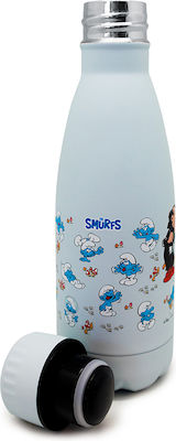 Vin Bouquet Nerthus Smurfs Characteres Bottle Thermos Stainless Steel White 350ml