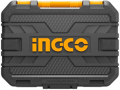 Ingco Impact Drill 680W with Case and with 115τμχ