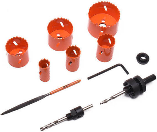 Harden Hole Saw Kit HSS for Metal and Plastic 1500gr