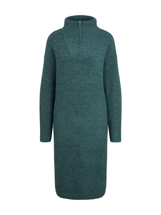 Midi Dress Knitted Green