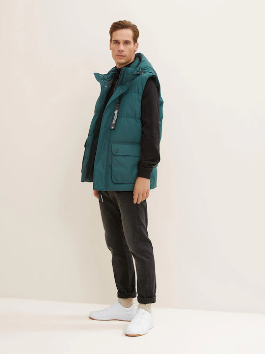 Tom Tailor Men's Winter Puffer Jacket Green