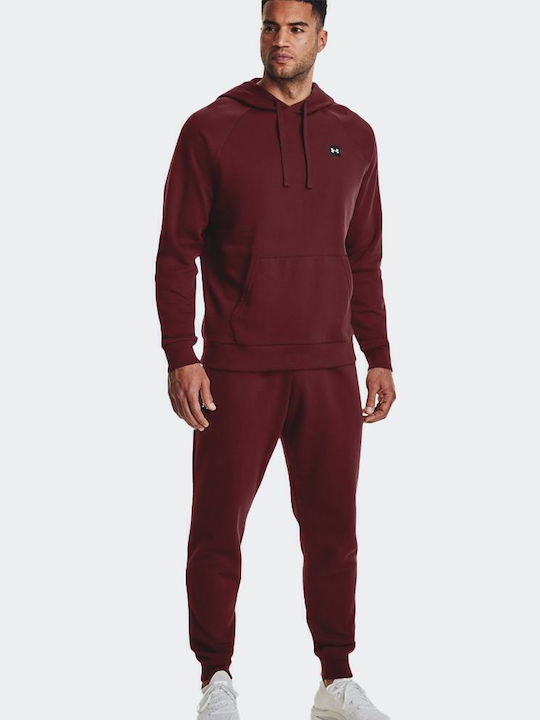 Rival Sweatshirt with Hood Burgundy