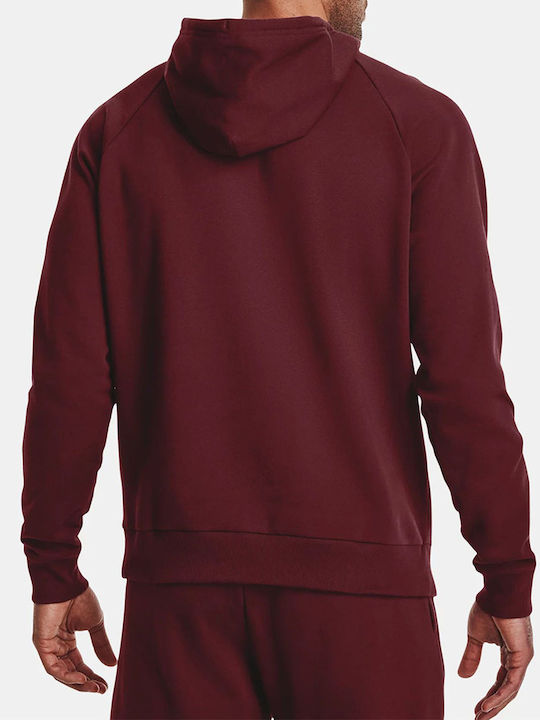 Rival Sweatshirt with Hood Burgundy