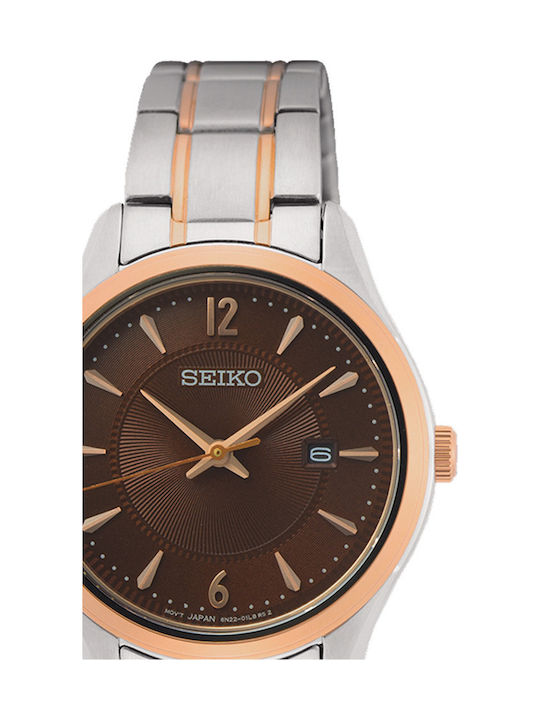 Seiko Women's Watch with Silver Metal Bracelet