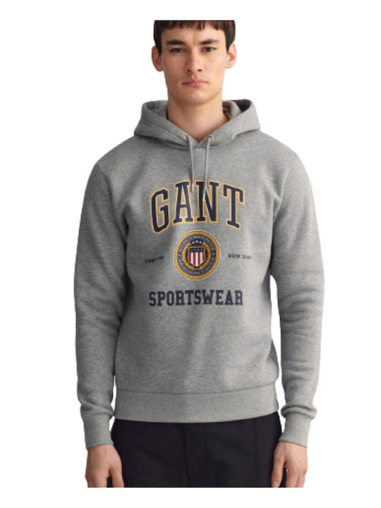 Crest Shield Hanorac cu Glugă gri melange