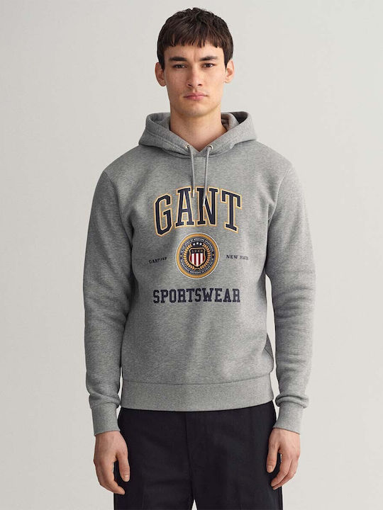 Crest Shield Hanorac cu Glugă gri melange